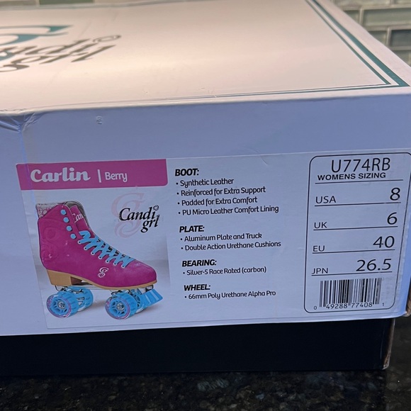 Candi Grl Berry Color Roller Derby Skates - Picture 5 of 6